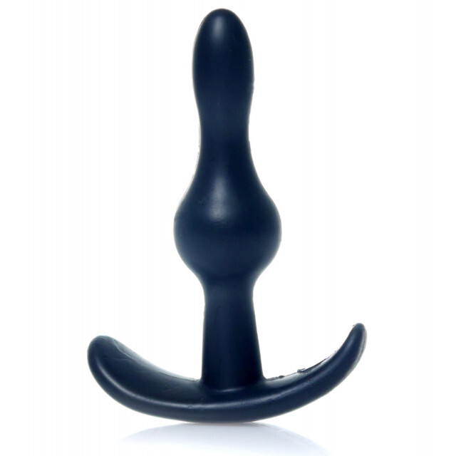 T Plug Wave crni analni plag od TPE-a — 9 cm, prečnik 2,5 cm — 67 00063